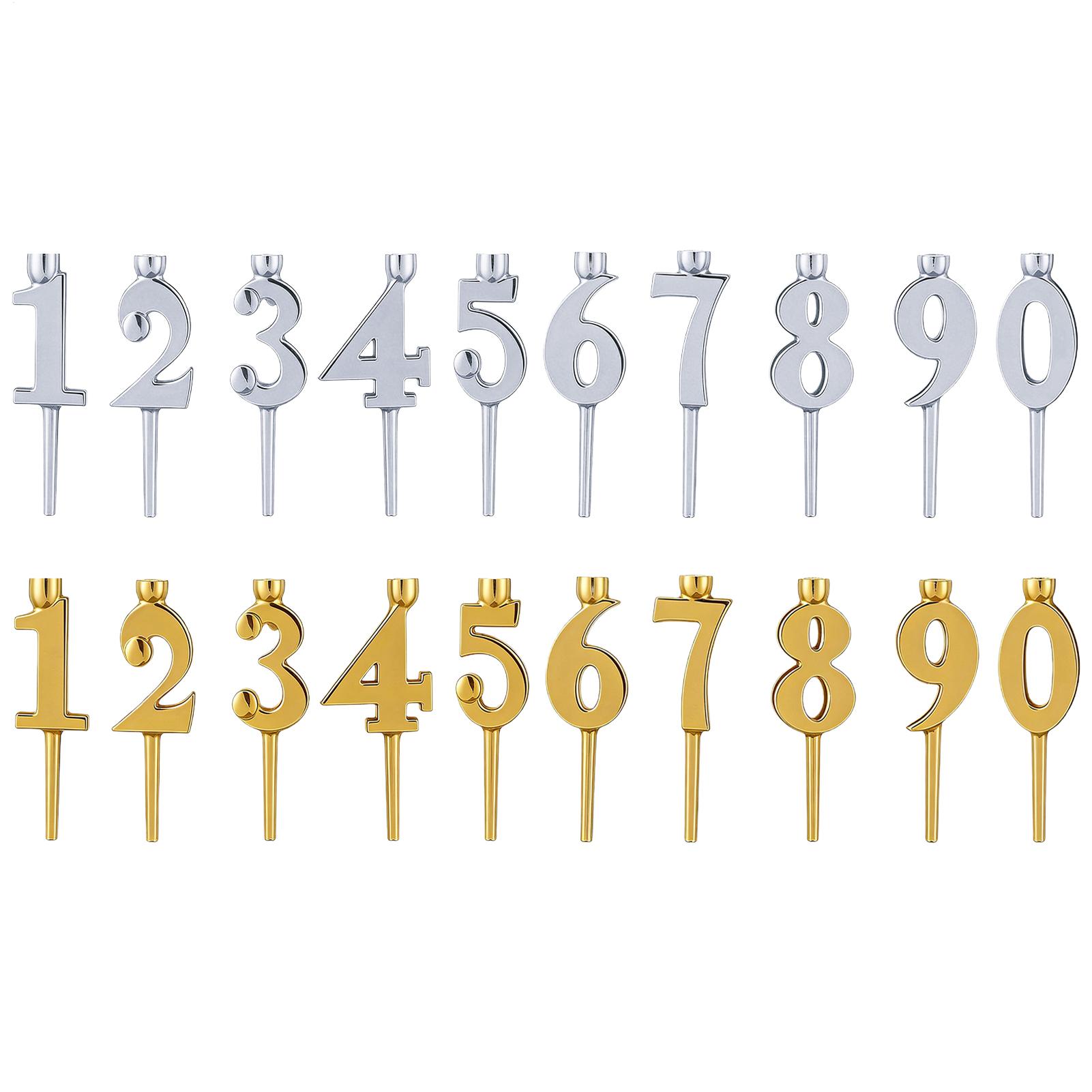 Candle Supplies Usa - Number Birthday Candle Holders for Cake