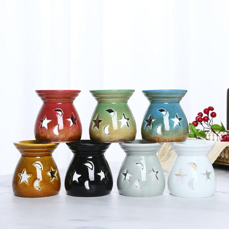 Candle Fragrance Supplies - Kiln Transformation Porcelain Hollow Star Moon