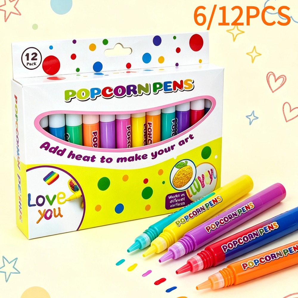 Magical Puffy Popcorn Pens Set - đánh giá và giá Copic Marker Sketch