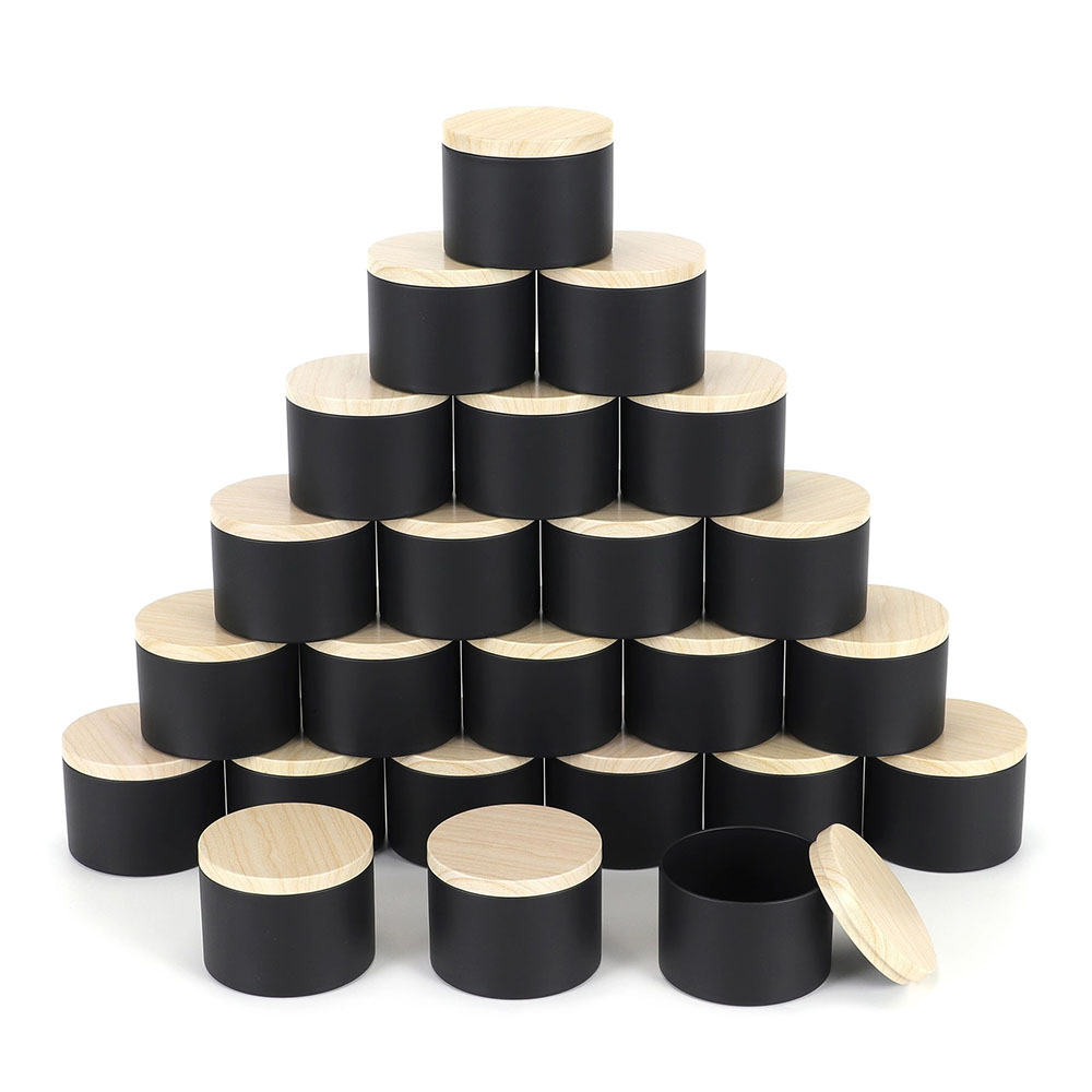 24pcs 4oz Black Candle Jars ,R - đánh giá và giá Candle Making Supplies Jars