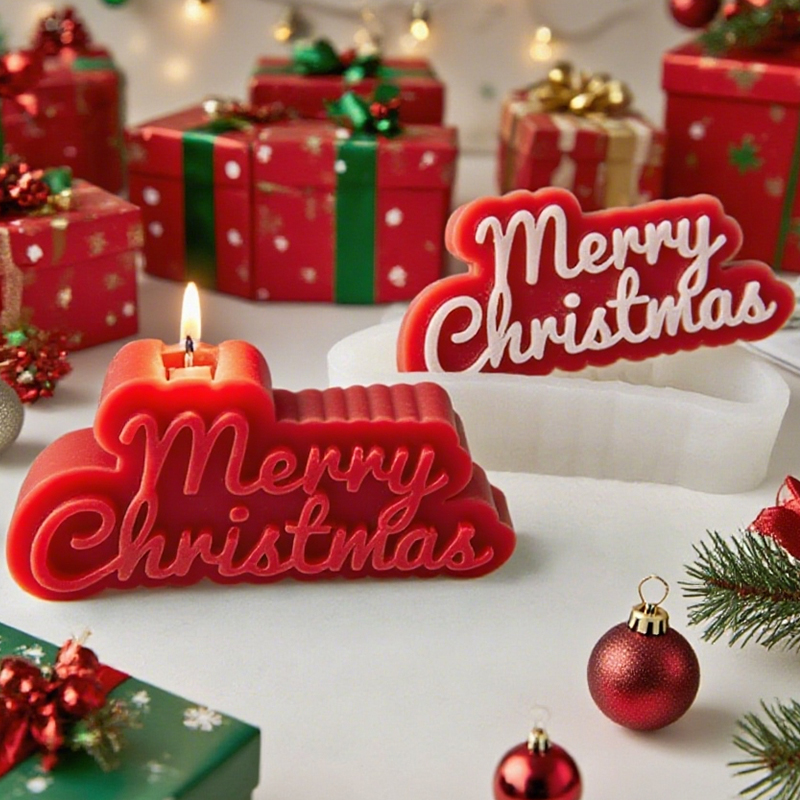1 piece, Christmas alphabet si - đánh giá và giá Candle Fragrance Supplies