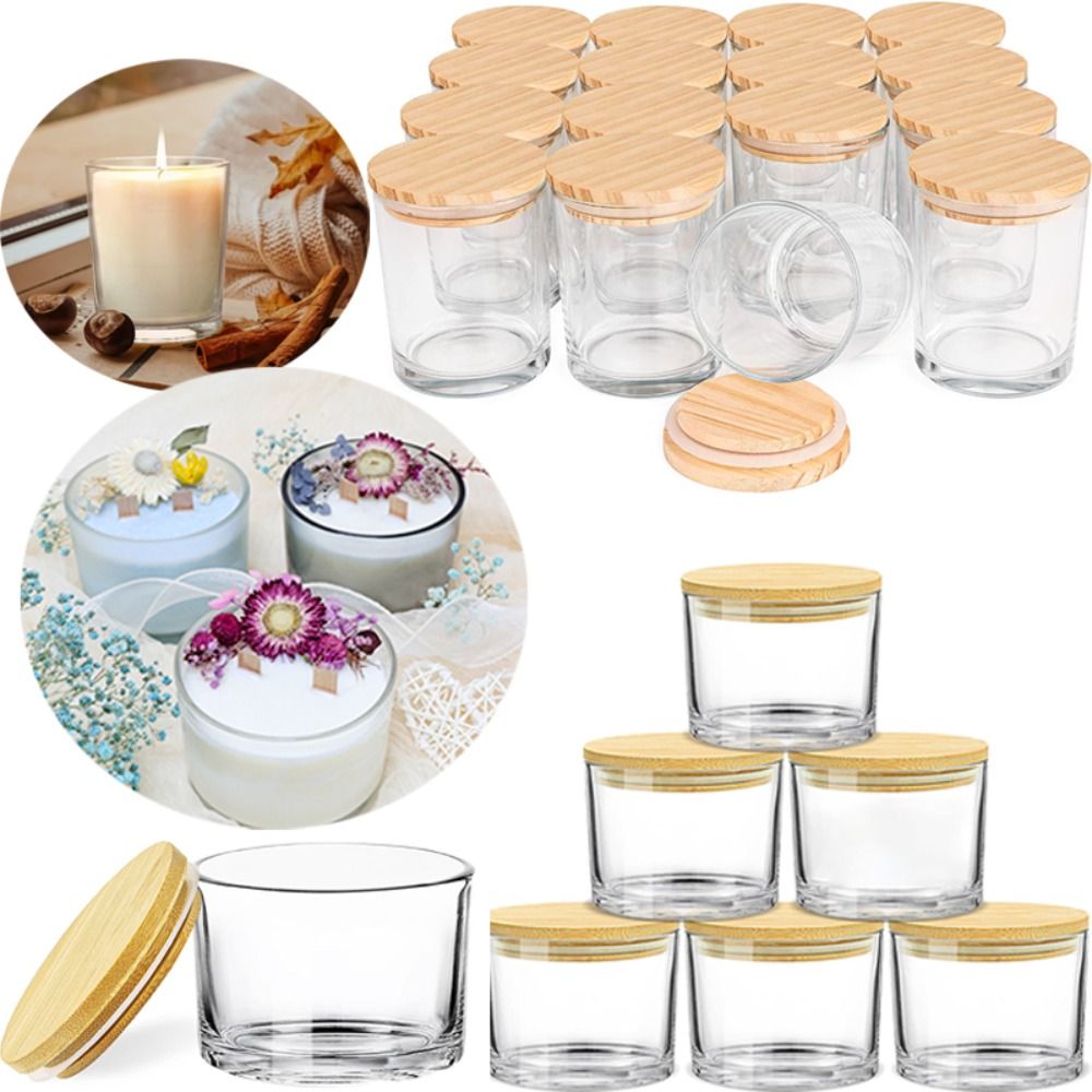Clear Glass Candle Jars Small  - đánh giá và giá Candle Making Supplies Jars