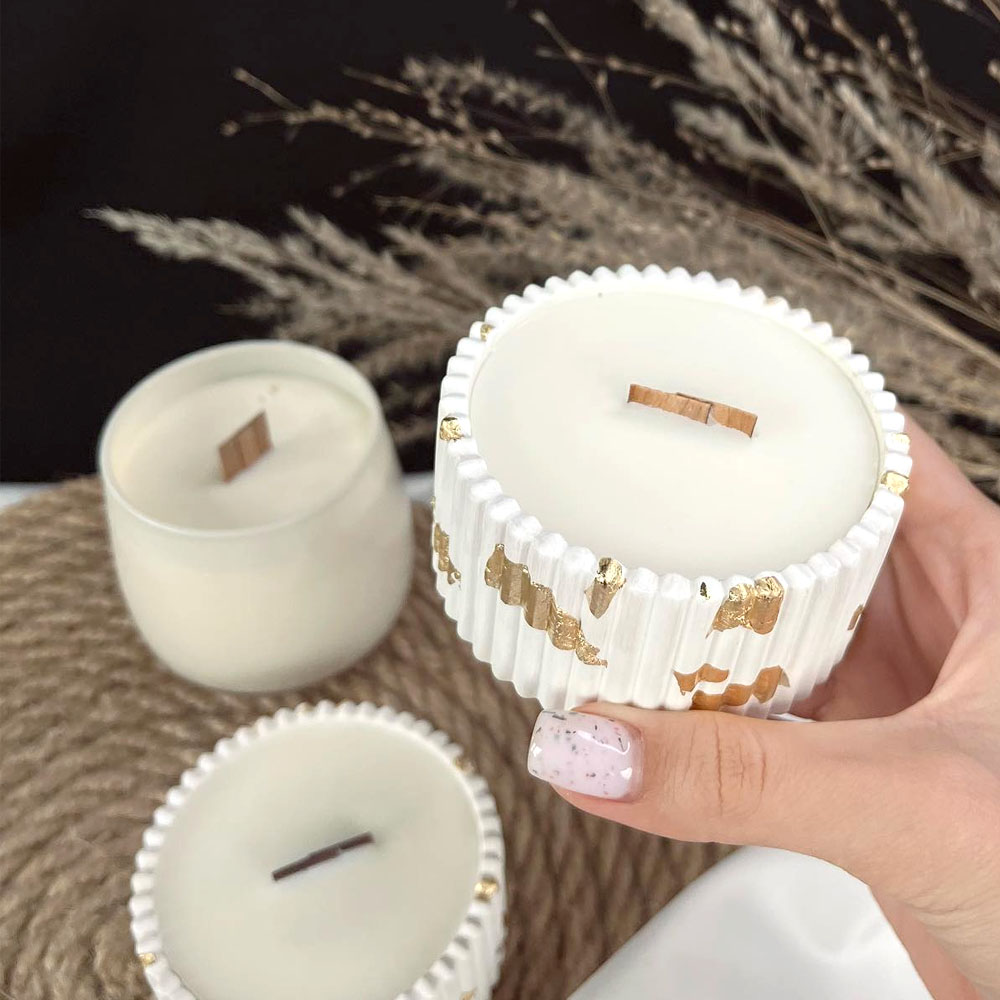 Concrete Candle Jar Silicone M - đánh giá và giá Candle Making Supplies Jars