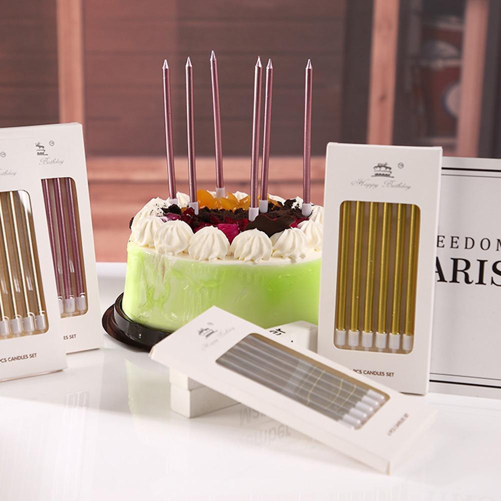 6/18pcs Metal Gold Silver Birt - đánh giá và giá Candle Supplies Usa