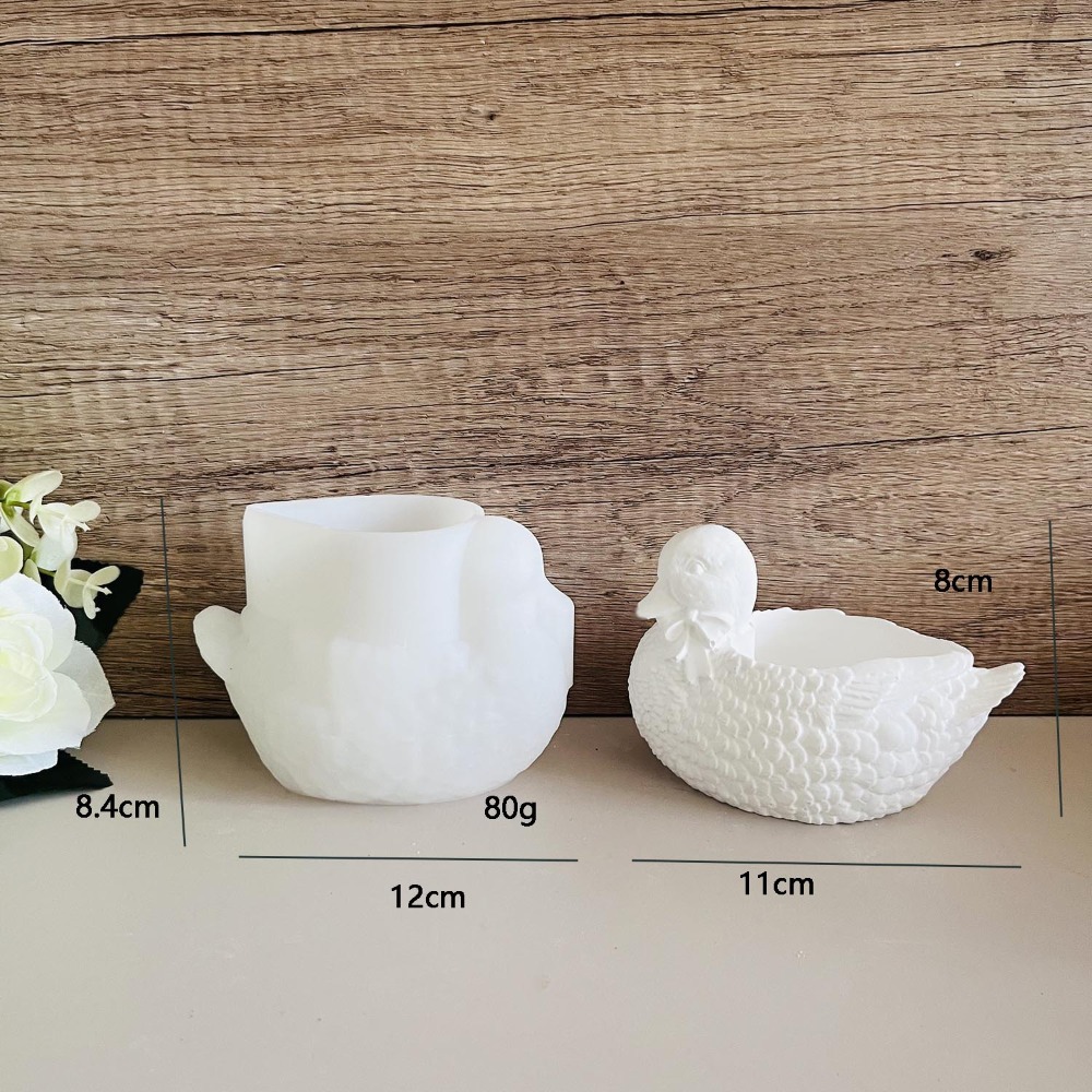 Beautiful Plaster Duck Storage - đánh giá và giá Candle Making Supplies Jars