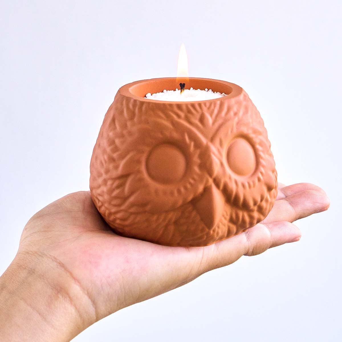 3D Owl Shape Candle Jar Silico - đánh giá và giá Candle Making Supplies Jars