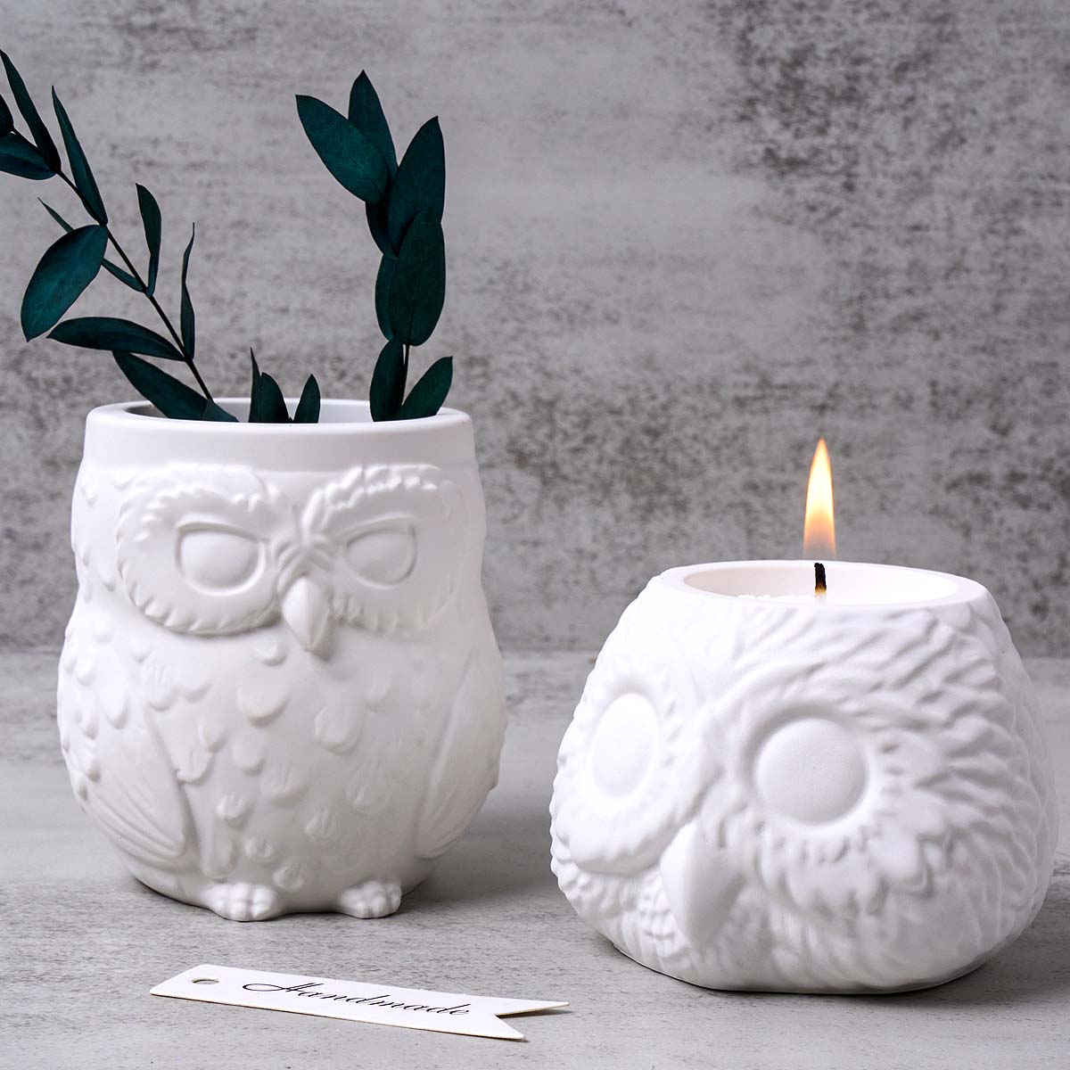 3D Owl Shape Candle Jar Silico - đánh giá và giá Candle Making Supplies Jars