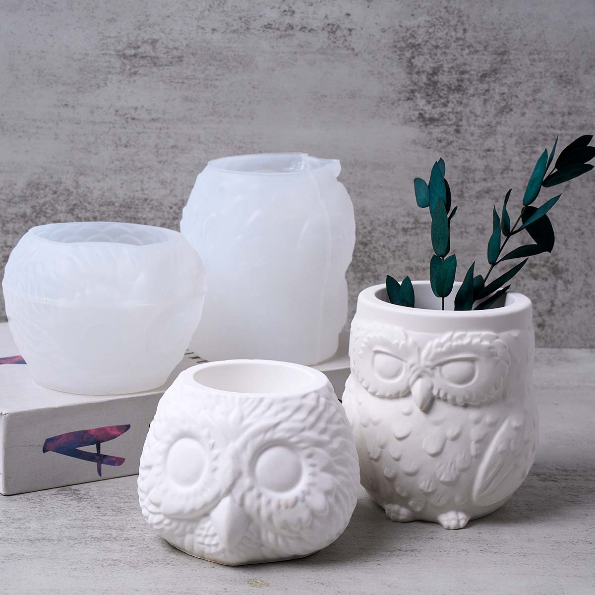 3D Owl Shape Candle Jar Silico - đánh giá và giá Candle Making Supplies Jars