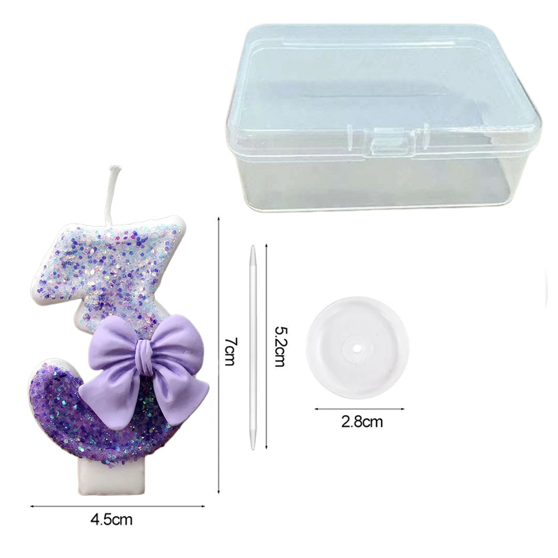 Creative Glitter Gradual Purpl - đánh giá và giá Candle Supplies Usa