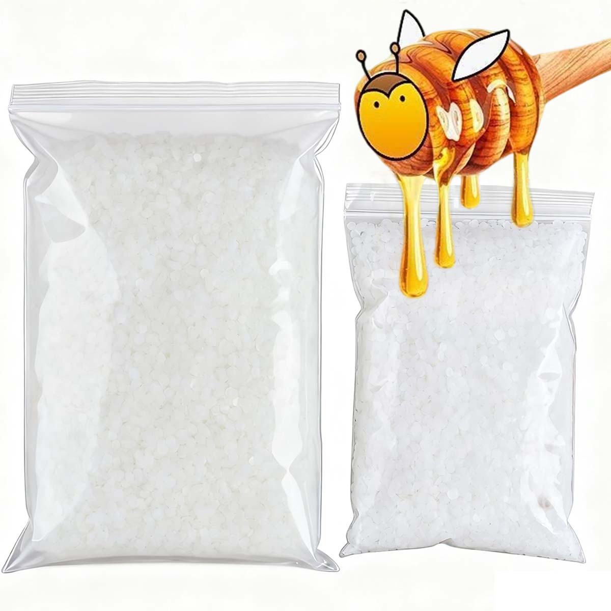 200g-1000g White Beeswax Pure  - đánh giá và giá Candle Making Supplies Usa