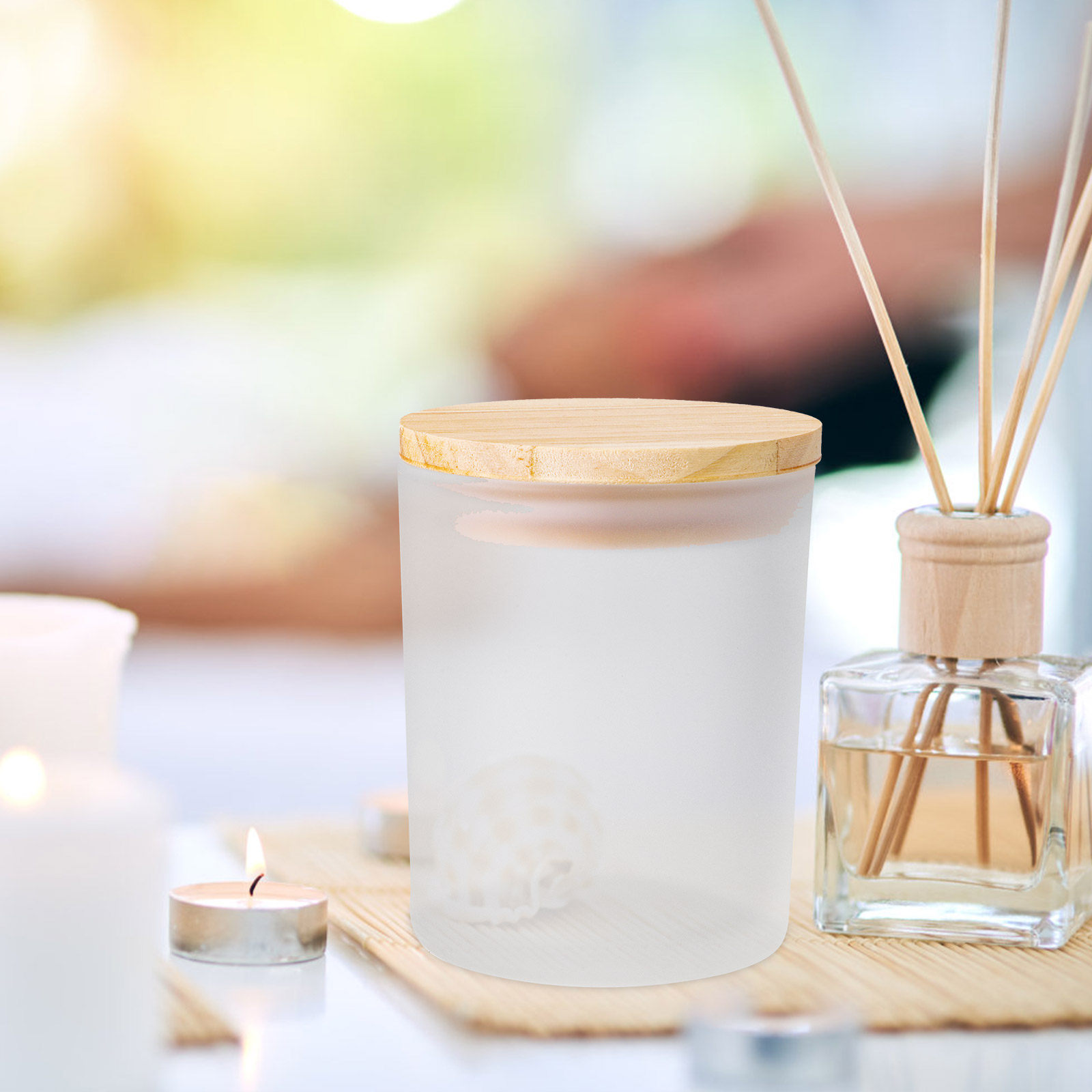 4Pcs Frosted Cups with Lids Gl - đánh giá và giá Candle Making Supplies Jars