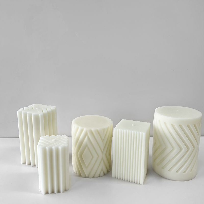 Geometric Cylindrical Scented  - đánh giá và giá Candle Fragrance Supplies