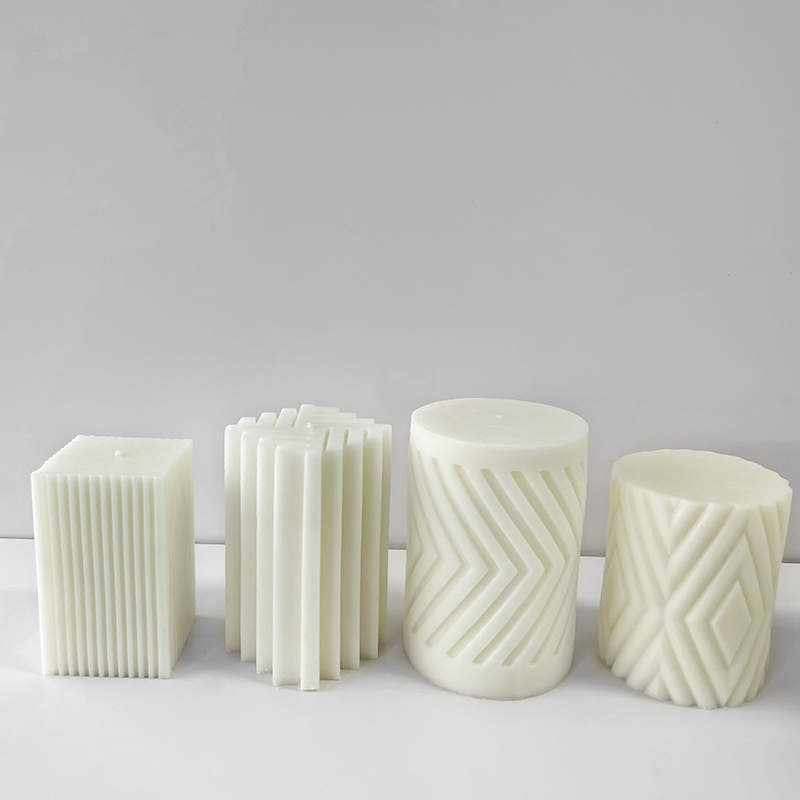 Geometric Cylindrical Scented  - đánh giá và giá Candle Fragrance Supplies