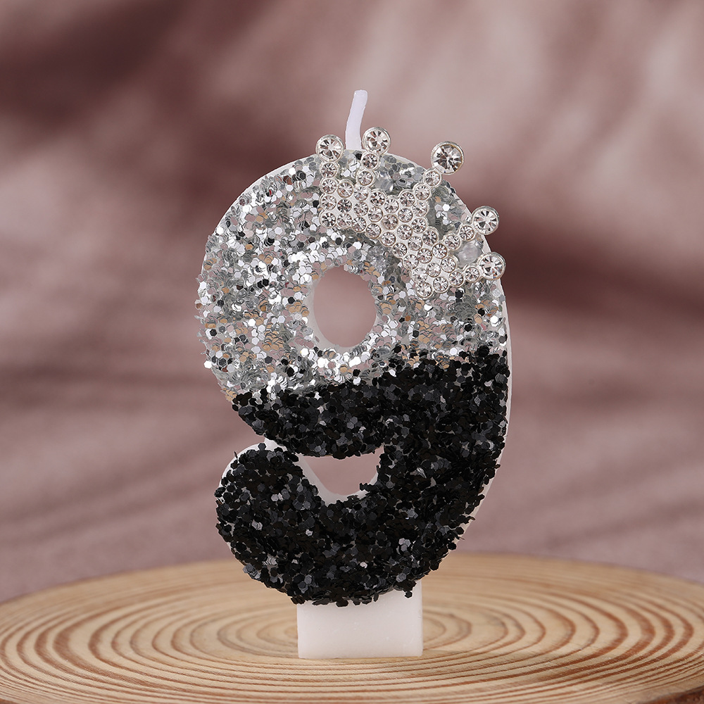 Black Silver Gradient Crown Ha - đánh giá và giá Candle Supplies Usa